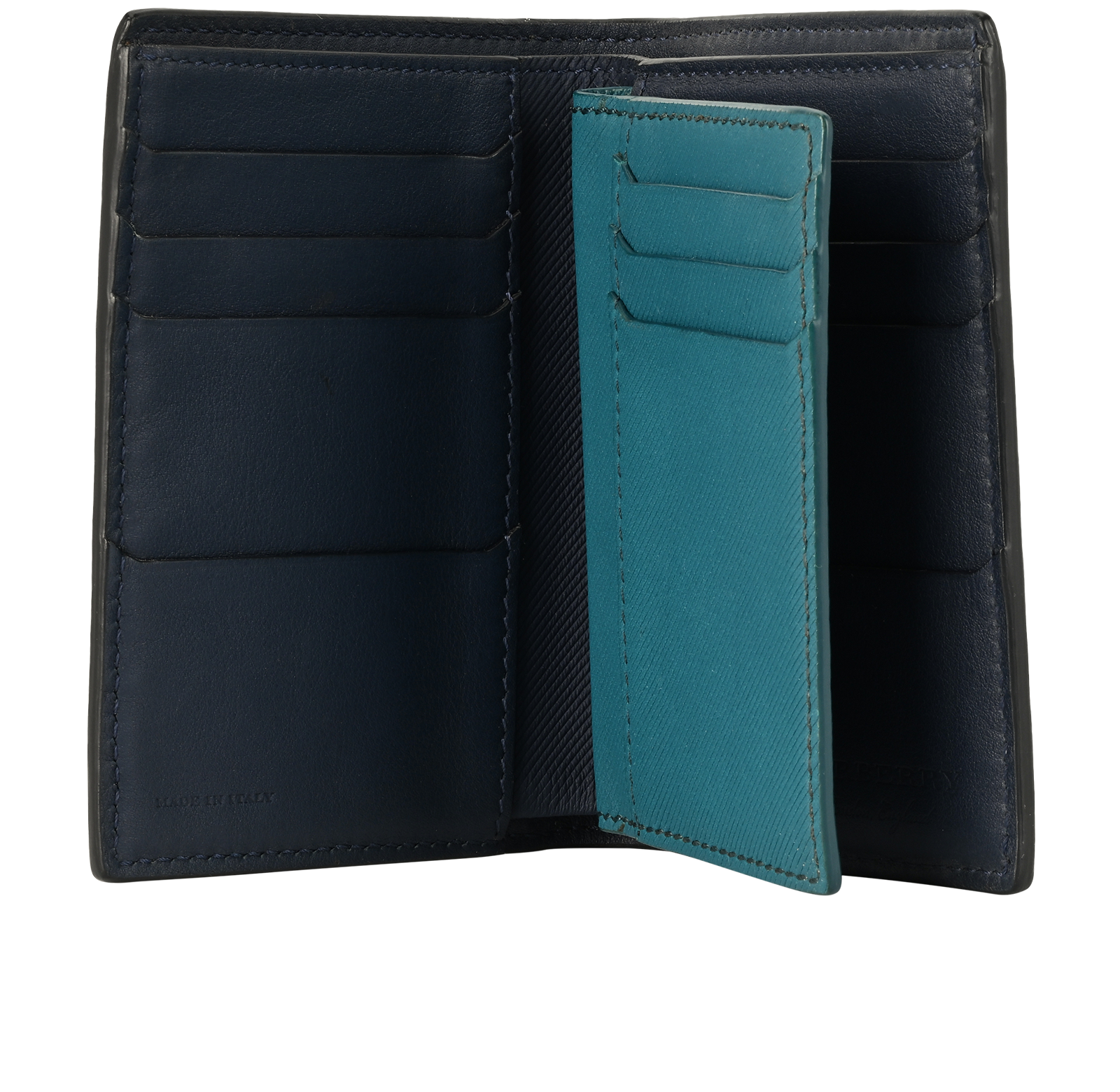 Burberry Bifold Wallet, &pound;190, Accessories, Blue, Leather, Other view